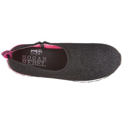 Shop Hogan Rebel Slip On Woman  Sneakers  R261 In Black
