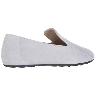 Shop Tod's Loafers In Grey