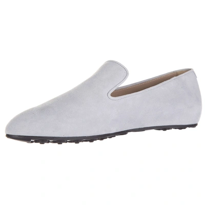 Shop Tod's Loafers In Grey