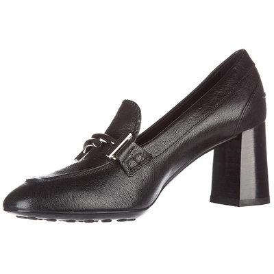 Shop Tod's Double T Pumps In Black