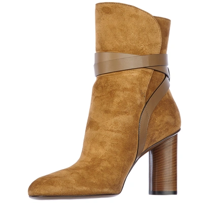 Shop Gucci Maori Lifford Heeled Boots In Brown