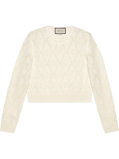 Shop Gucci Sweaters White