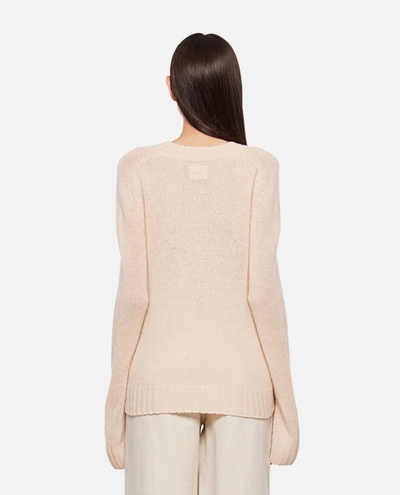 Shop Khaite Mary Jane Cashmere Sweater In Grey