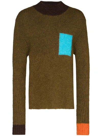 Jacquemus Mens Multi La Maille Merano Mohair-blend Knitted Jumper S In Brown