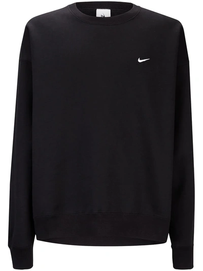 Shop Nike Nrg Solo Swoosh Sweatshirt In Black