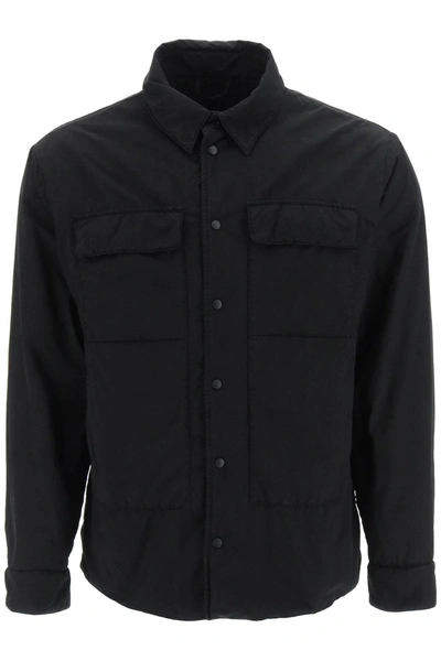 Shop Aspesi Xenon Shirt Jacket In Black