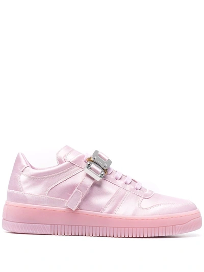 Shop Alyx Panelled Design Flat Sneakers In Pink