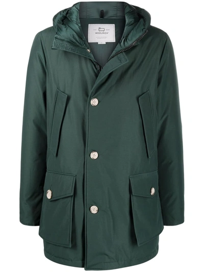 Shop Woolrich Arctic Hooded Parka In Green