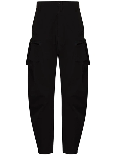 Shop Acronym Schoeller Articulated Cargo Trousers In Black