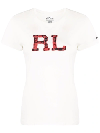 Polo Ralph Lauren Logo-print Cotton T-shirt In White