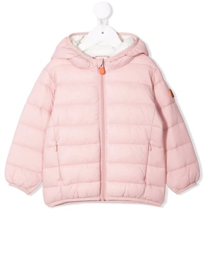 Shop Save The Duck Quilted-finish Puffer Jacket In Pink