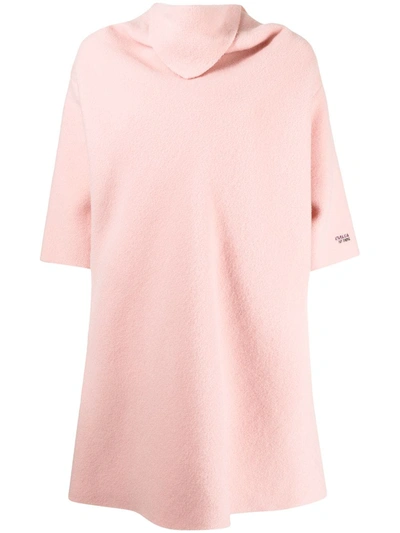 Shop Raf Simons Scarf-neck Jumper In Pink