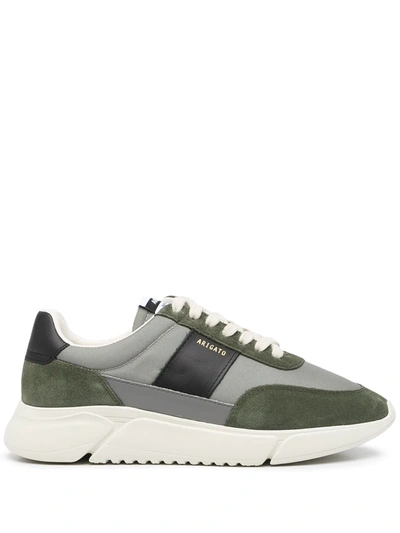 Shop Axel Arigato Genesis Vintage Runner Sneakers In Green