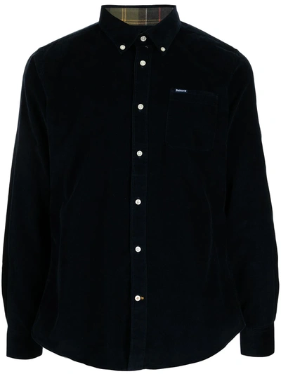 Barbour Ramsey Tail Button-down Shirt In Blue