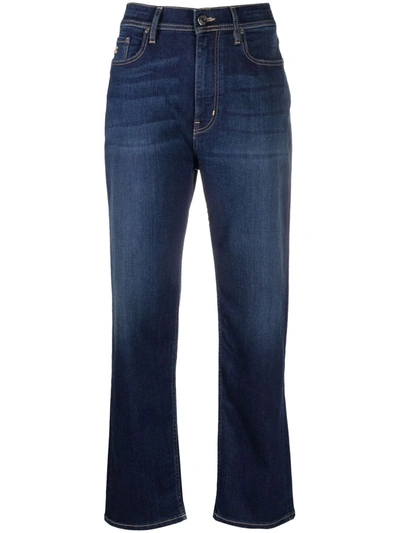 Shop Jacob Cohen Jane Straight-leg Jeans In Blue