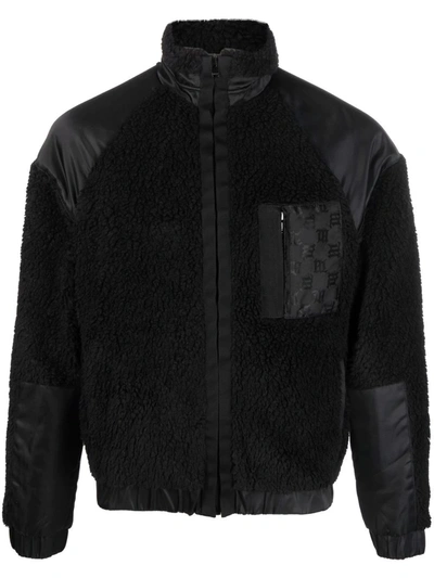 Shop Misbhv Teddy Monogram Jacket In Black