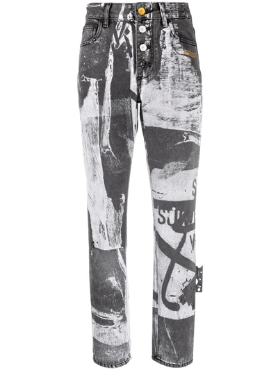 Shop Off-white X Pablo Tomek High-waisted Trousers In Black