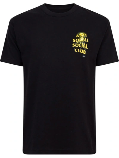 Shop Anti Social Social Club Twista Short-sleeve T-shirt In Black