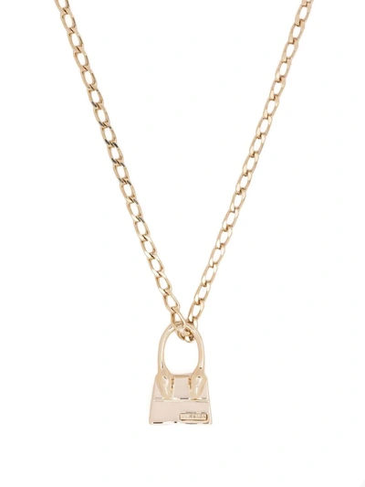 Shop Jacquemus Le Chiquito Chain Necklace In Gold