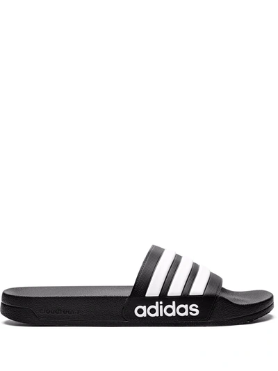 Shop Adidas Originals Adilette Cf Slides In Black