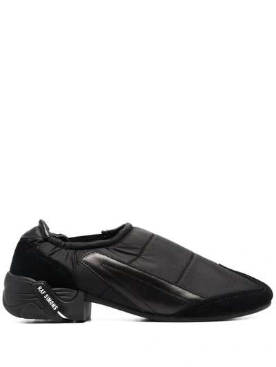 Shop Raf Simons Solaris Slip-on Sneakers In Black