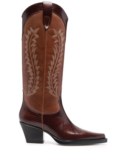 Shop Paris Texas El Dorado Western Boots In Brown