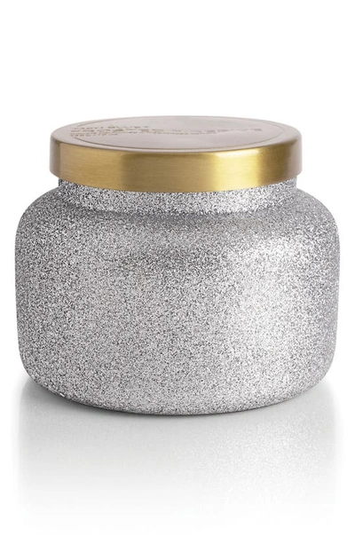 Shop Capri Blue Glam Jar Candle In Silver