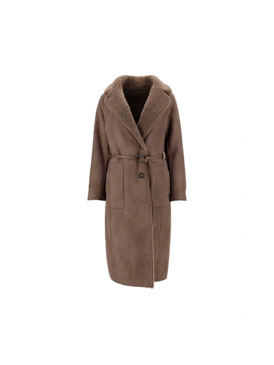 Shop Urbancode Coat In Brown