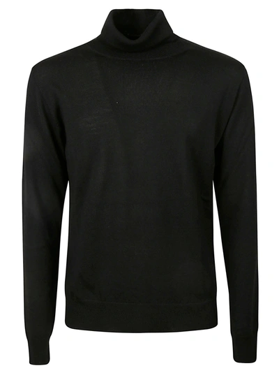 Shop Mauro Grifoni Turtleneck Sweater In Black