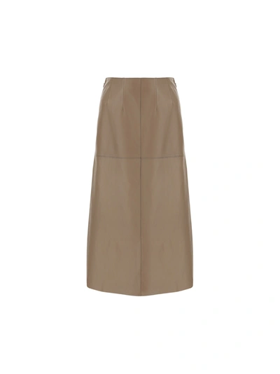 Shop Joseph Jospeh Sidena Skirt In Taupe