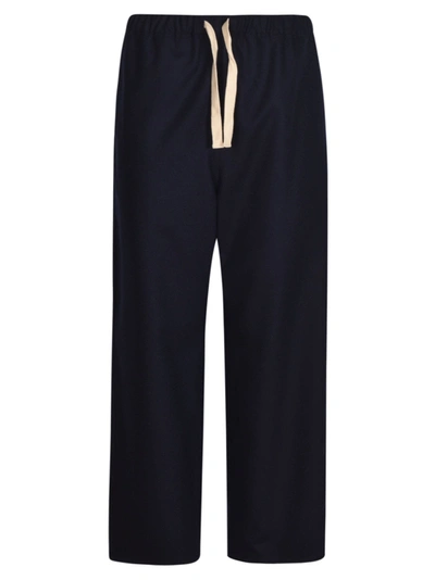 Shop Sofie D'hoore Drawstring Trousers In Blue
