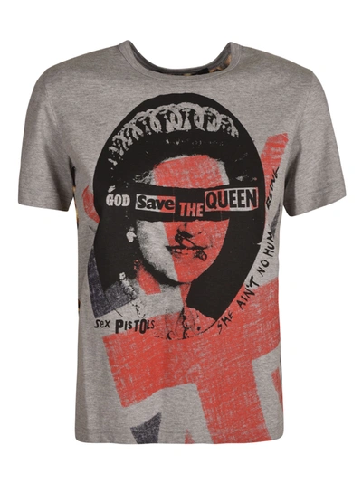 Shop Junya Watanabe God Save The Queen T-shirt In Multicolor