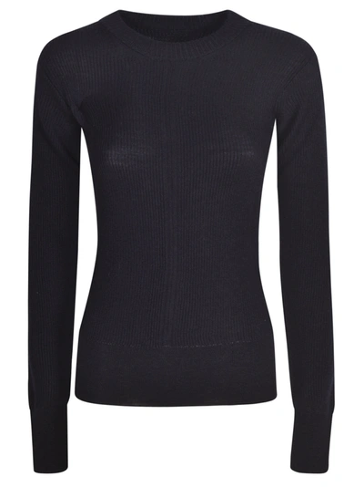 Shop Maison Margiela Round Neck Jumper In Black