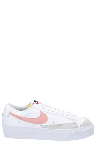 Shop Nike Blazer Low Platform Sneakers In White