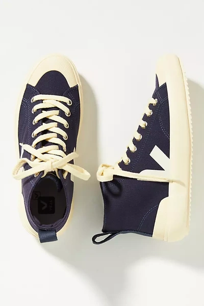 Shop Veja Nova High-top Sneakers In Blue