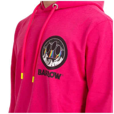 Shop Barrow Men's Hoodie Sweatshirt Sweat In Pink