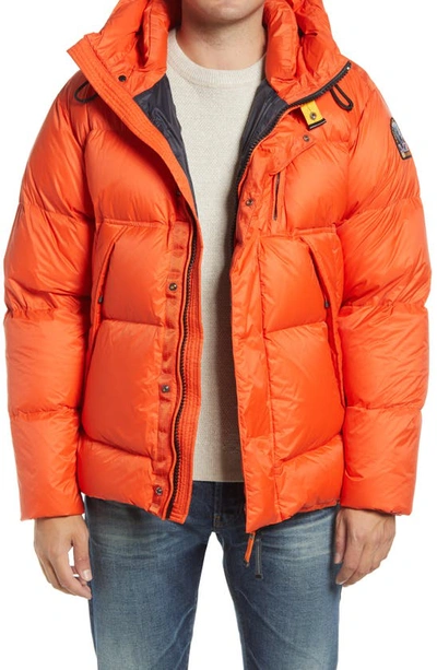 Shop Parajumpers Cloud Water Repellent Down Puffer Jacket In Carrot
