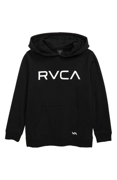 Shop Rvca Kids' Big  Hoodie In Black