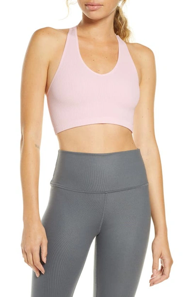 Shop Free People Fp Movement Free Throw Crop Tank In Pink Pearl