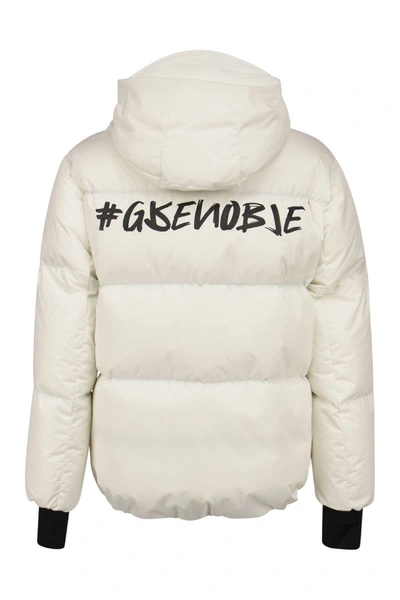 Shop Moncler Grenoble Mazod - Down Jacket In White