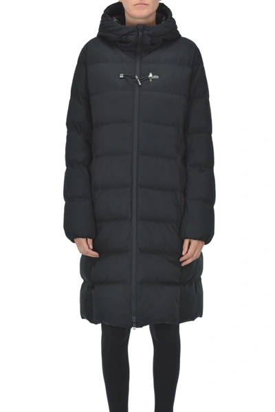 Shop Fay Quilted Down Jacket In Black