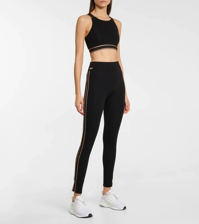 Shop Eres Fit High-rise Leggings In Noir/cuivre