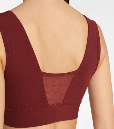 Shop Eres Victory Lace-trimmed Sports Bra In Fusion