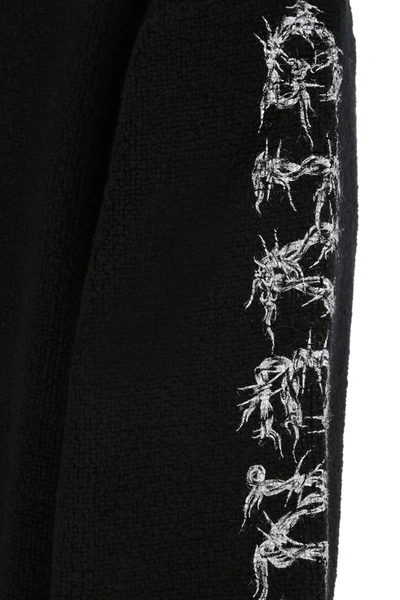 Shop Givenchy Black Wool Sweatshirt  Black  Uomo Xs