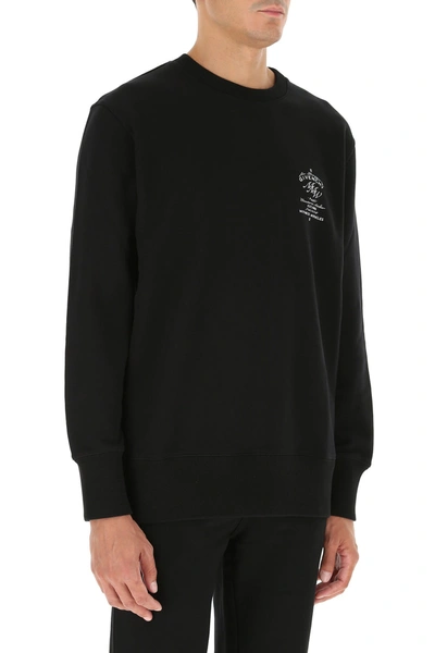 Shop Givenchy Black Cotton Sweatshirt  Black  Uomo Xl