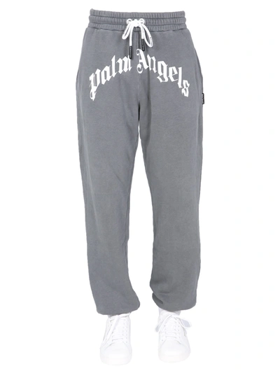 Shop Palm Angels Jogging Pants In Nero
