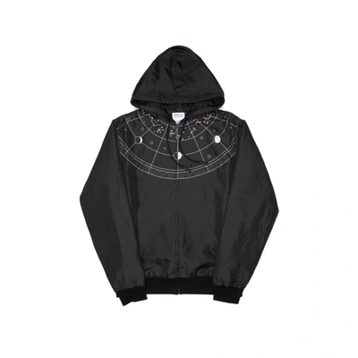 Shop Marcelo Burlon County Of Milan Semi Circle Pad Hoodie In Black