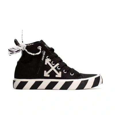 Shop Off-white Mid Top Sneakers In Black