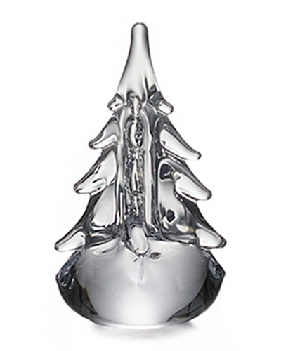Simon Pearce Vermont 5-sided Glass Evergreen, 6"