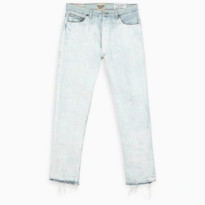 Shop Gallery Dept. Bleached Straight Leg Jeans In White